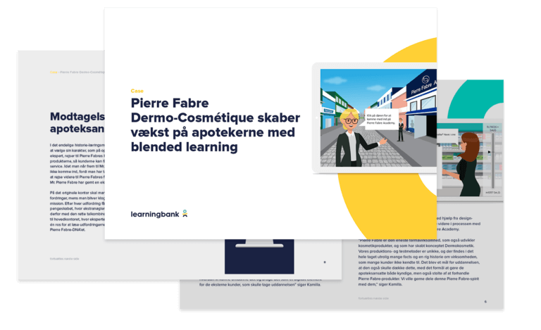digital læring og træning hos pierre fabre case